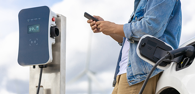 充電開始カバー